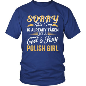Love A Cool And Sexy Polish Girl T-shirt teelaunch District Unisex Shirt Royal Blue S
