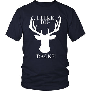 I Like Big Racks T-shirt teelaunch District Unisex Shirt Navy S
