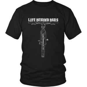 Life Behind Bars T-shirt teelaunch District Unisex Shirt Black S