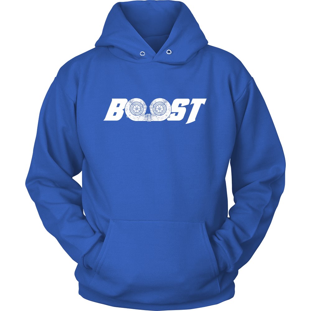 Boost T-shirt teelaunch Unisex Hoodie Royal Blue S