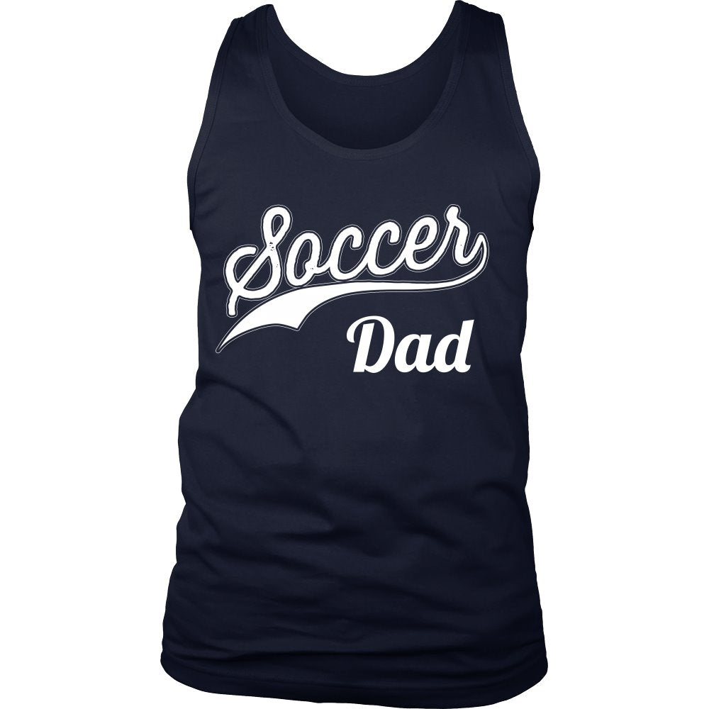 Soccer Dad T-shirt teelaunch District Mens Tank Navy S