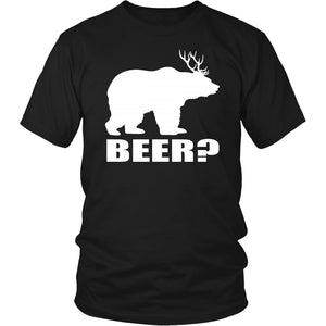 Beer? T-shirt teelaunch District Unisex Shirt Black S