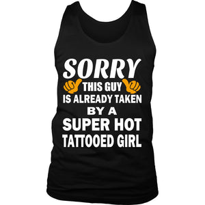 Love A Super Hot Tattooed Girl T-shirt teelaunch District Mens Tank Black S