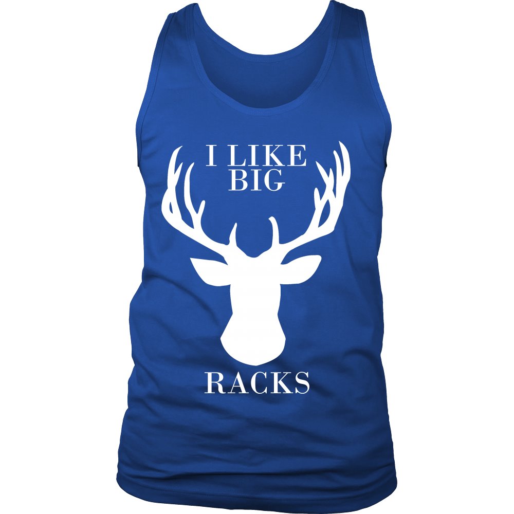 I Like Big Racks T-shirt teelaunch District Mens Tank Royal Blue S