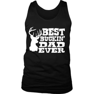 Best Buckin' Dad Ever T-shirt teelaunch District Mens Tank Black S