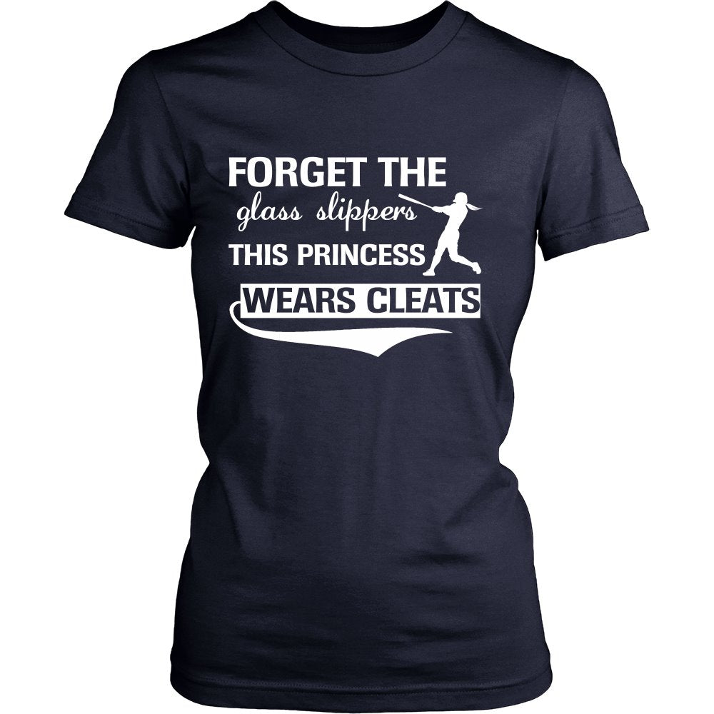 This Princess Wears Cleats T-shirt teelaunch District Womens Shirt Navy XS