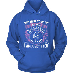 I Am A Vet Tech T-shirt teelaunch Unisex Hoodie Royal Blue S