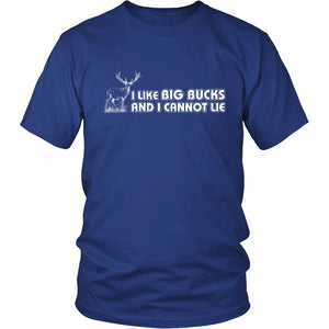 I Like Big Racks And I Can't Lie T-shirt teelaunch District Unisex Shirt Royal Blue S