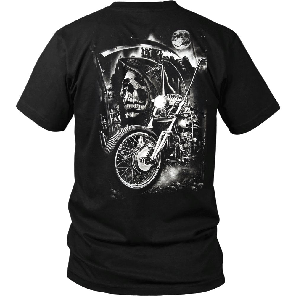 Proud Biker T-shirt teelaunch District Unisex Shirt Black S