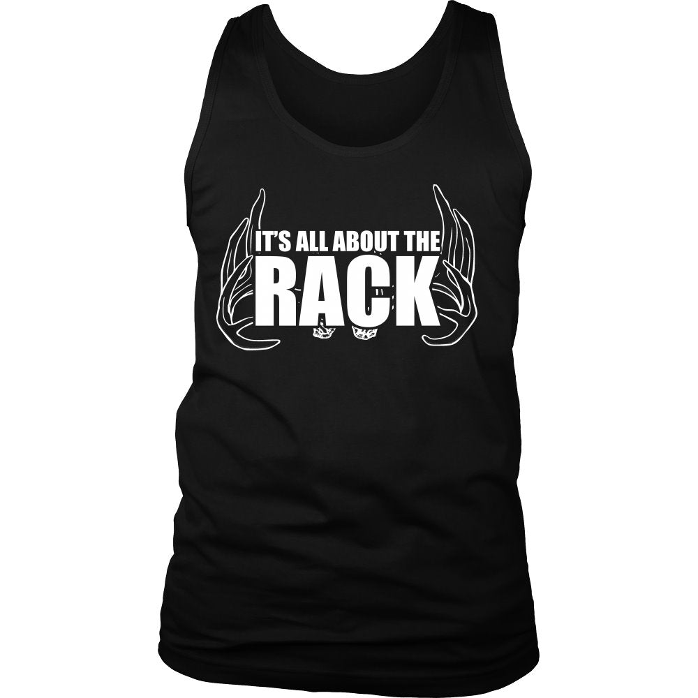 It's All About The Rack T-shirt teelaunch District Mens Tank Black S