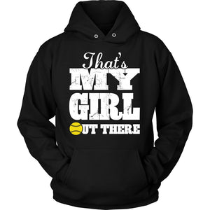 That's My Girl Out There T-shirt teelaunch Unisex Hoodie Black S