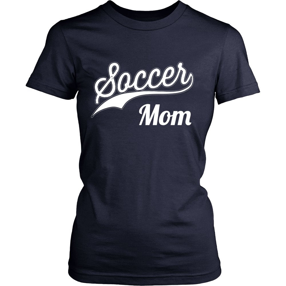 Soccer Mom T-shirt teelaunch District Womens Shirt Navy S