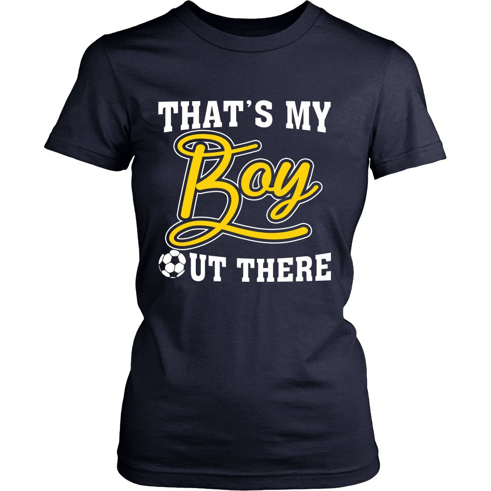 That's My Boy Out There T-shirt teelaunch District Womens Shirt Navy S