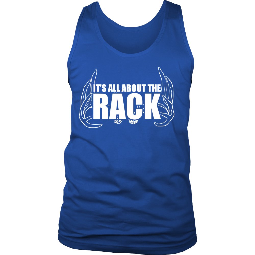 It's All About The Rack T-shirt teelaunch District Mens Tank Royal Blue S