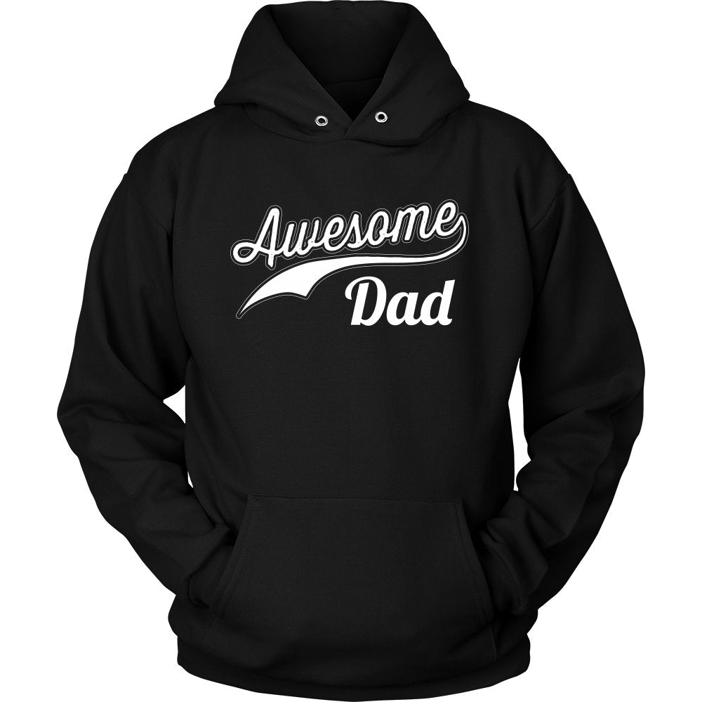 Awesome Dad T-shirt teelaunch Unisex Hoodie Black S