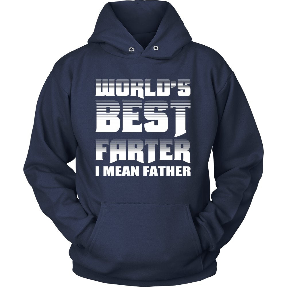 World's Best Farter I Mean Father T-shirt teelaunch Unisex Hoodie Navy S