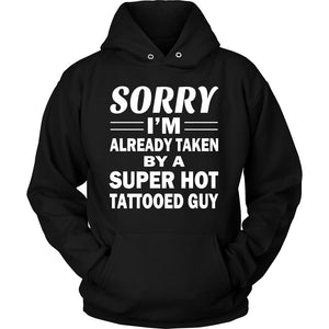 Love A Super Hot Tattooed Guy T-shirt teelaunch Unisex Hoodie Black S
