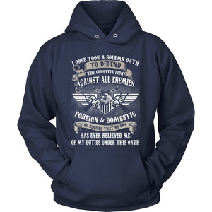 Veteran - LIMITED EDITION T-shirt teelaunch Unisex Hoodie Navy S