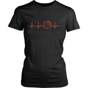 Basketball Love T-shirt teelaunch District Womens Shirt Black S