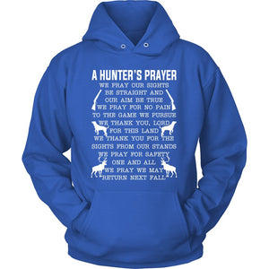 A Hunter's Prayer T-shirt teelaunch Unisex Hoodie Royal Blue S