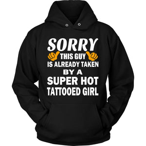 Love A Super Hot Tattooed Girl T-shirt teelaunch Unisex Hoodie Black S