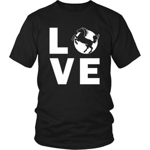Love Horses! T-shirt teelaunch District Unisex Shirt Black S