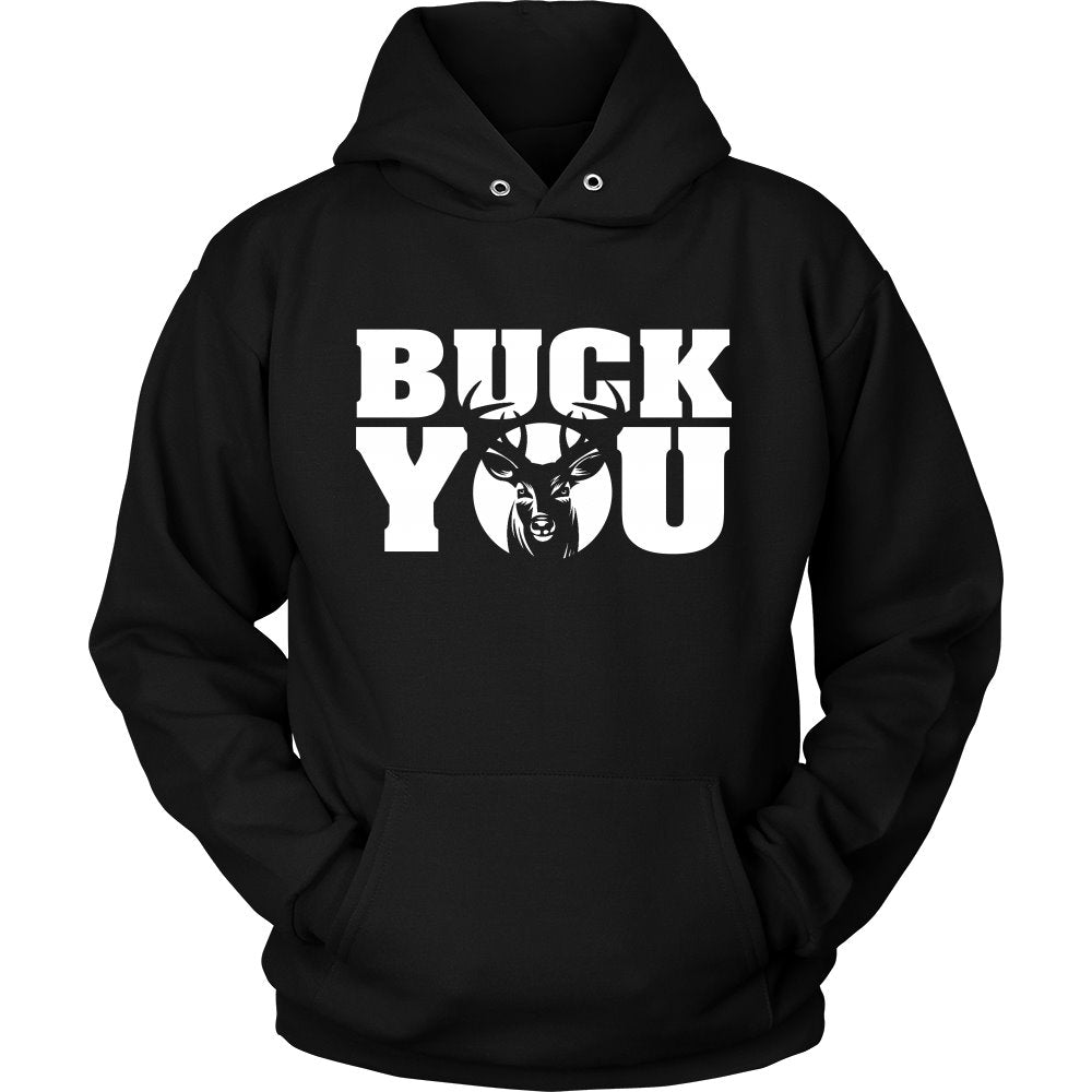 Buck You T-shirt teelaunch Unisex Hoodie Black S