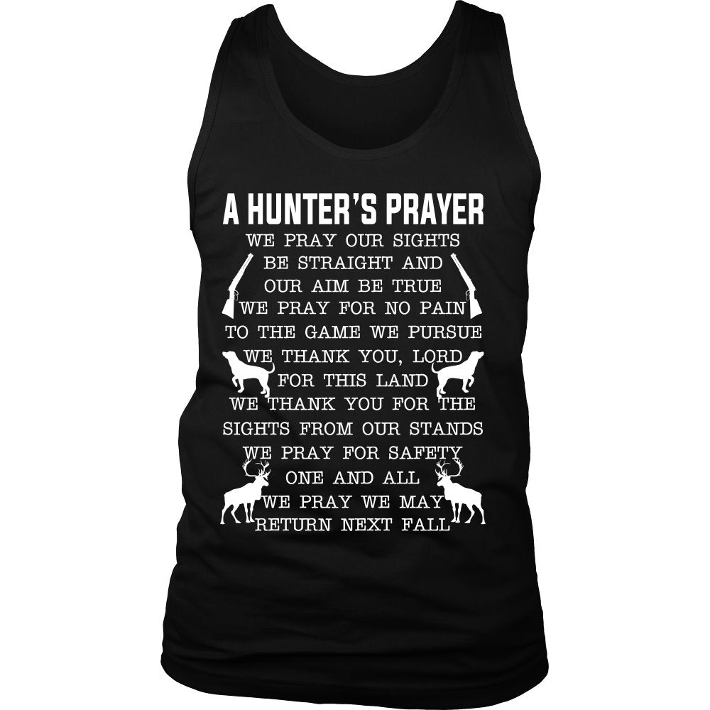 A Hunter's Prayer T-shirt teelaunch District Mens Tank Black S