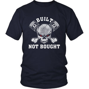 Built Not Bought T-shirt teelaunch District Unisex Shirt Navy S