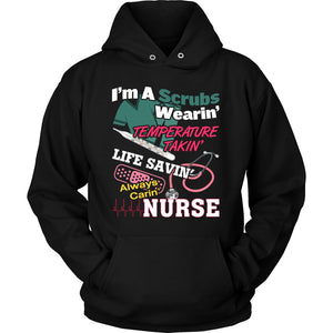 I Am A Proud Nurse T-shirt teelaunch Unisex Hoodie Black S