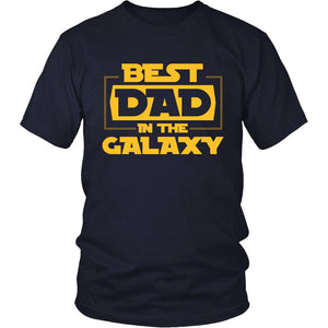Best Dad In The Galaxy T-shirt teelaunch District Unisex Shirt Navy S
