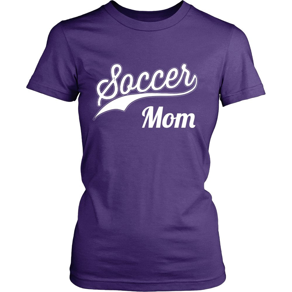 Soccer Mom T-shirt teelaunch District Womens Shirt Purple S