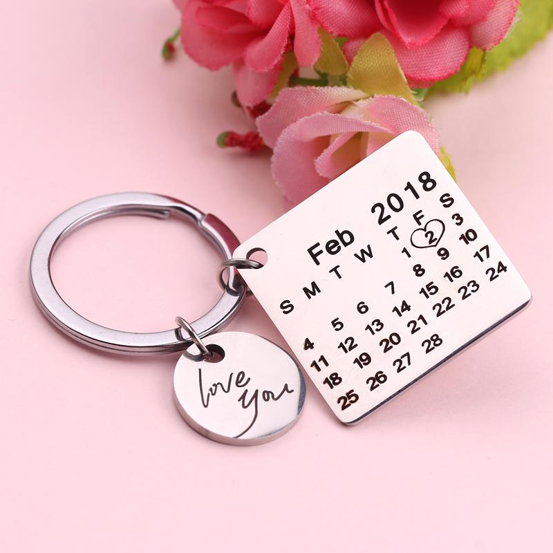 Personalized Calendar Keychain GrindStyle